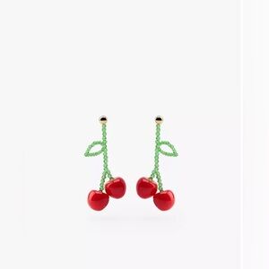 ZARA…CHERRY BEAD EARRINGS